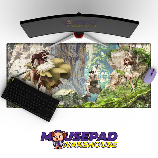 Dr Stone V15 Mousepad Mockup