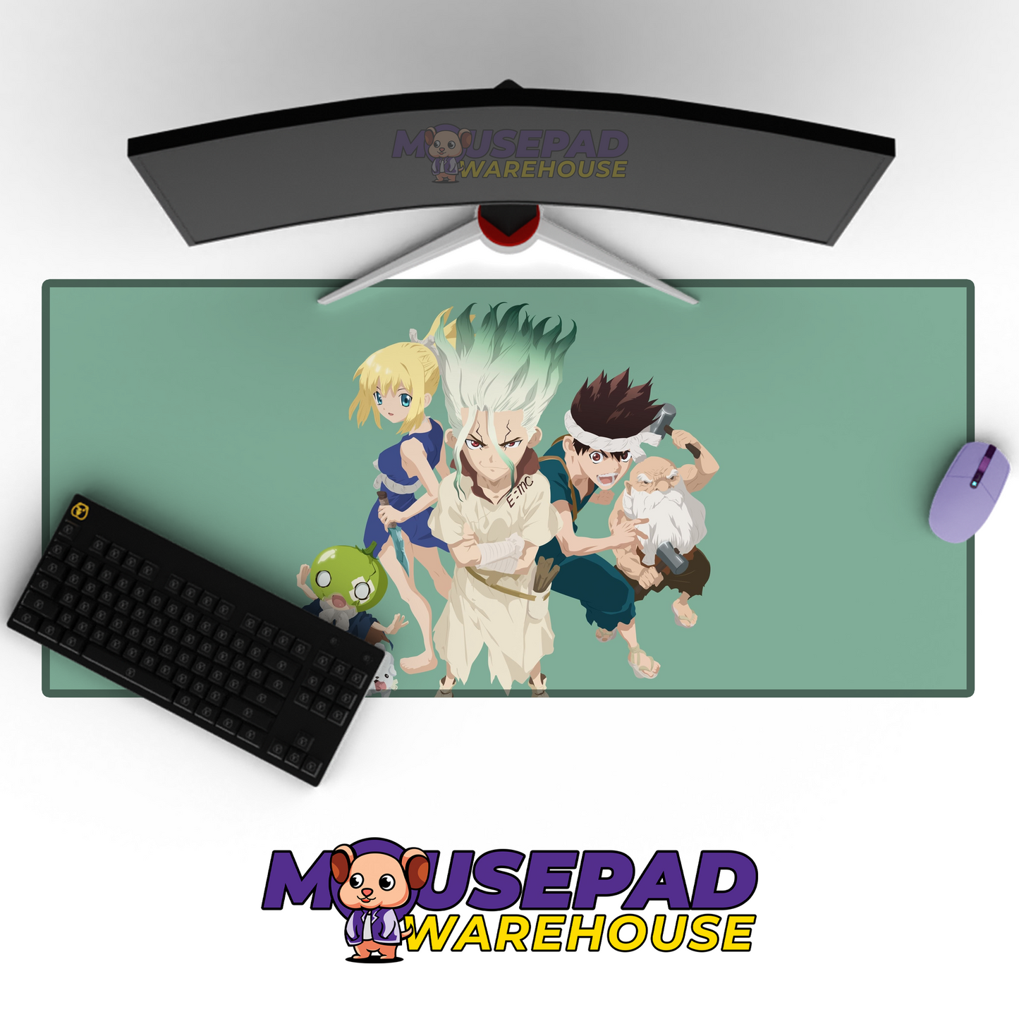 Dr Stone V16 Mousepad Mockup