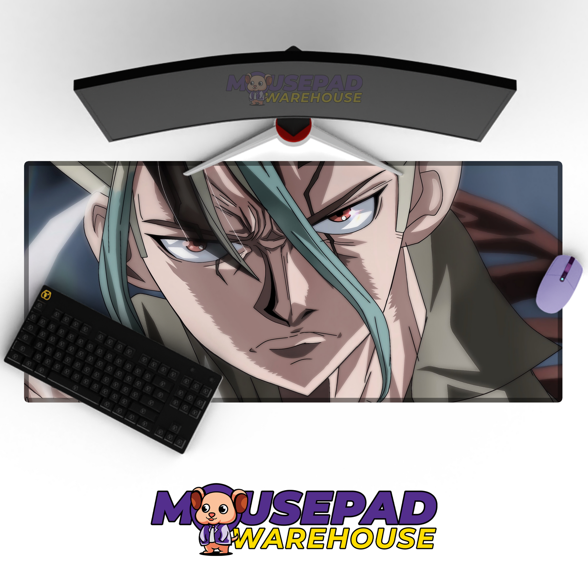 Dr Stone V17 Mousepad Mockup