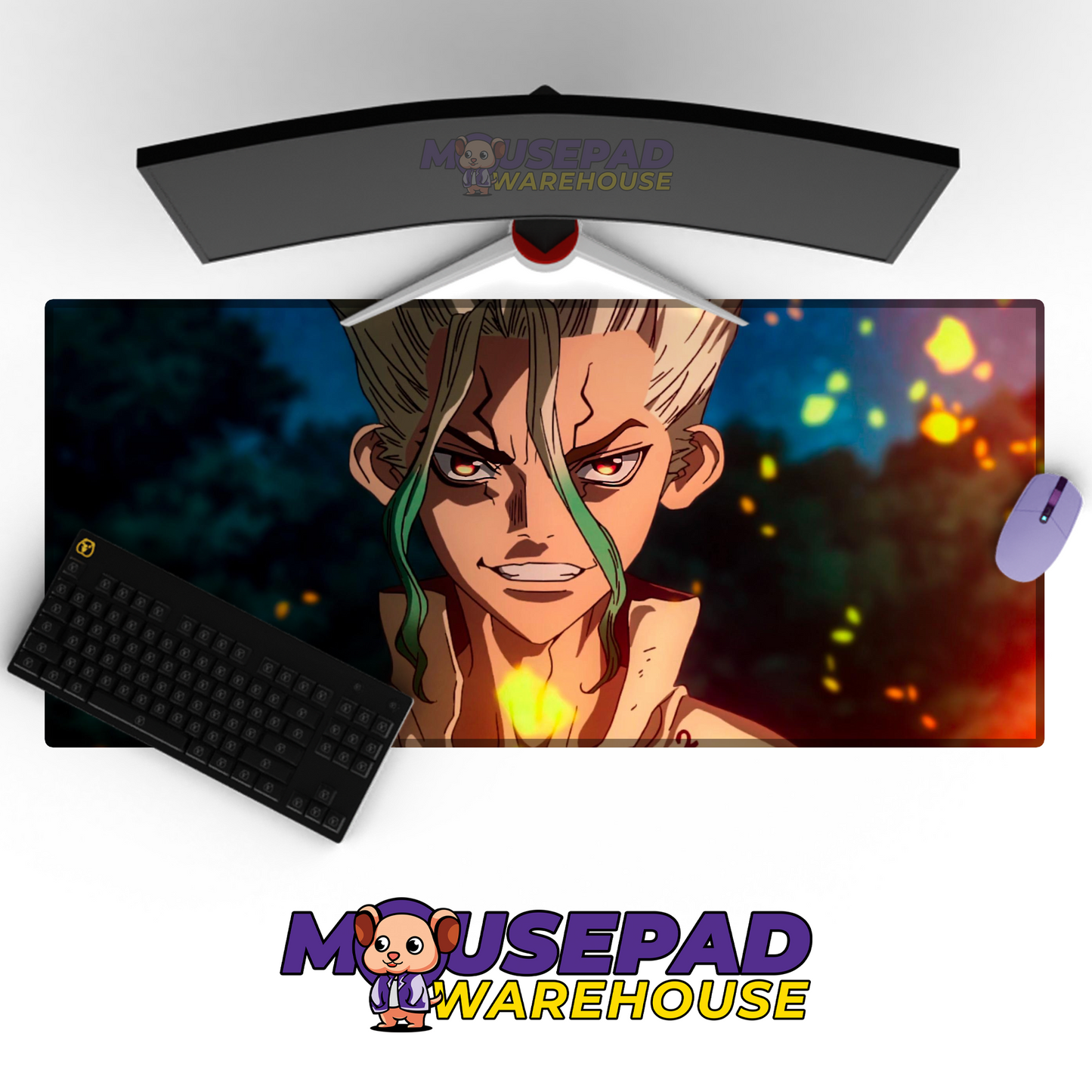 Dr Stone V2 Mousepad Mockup