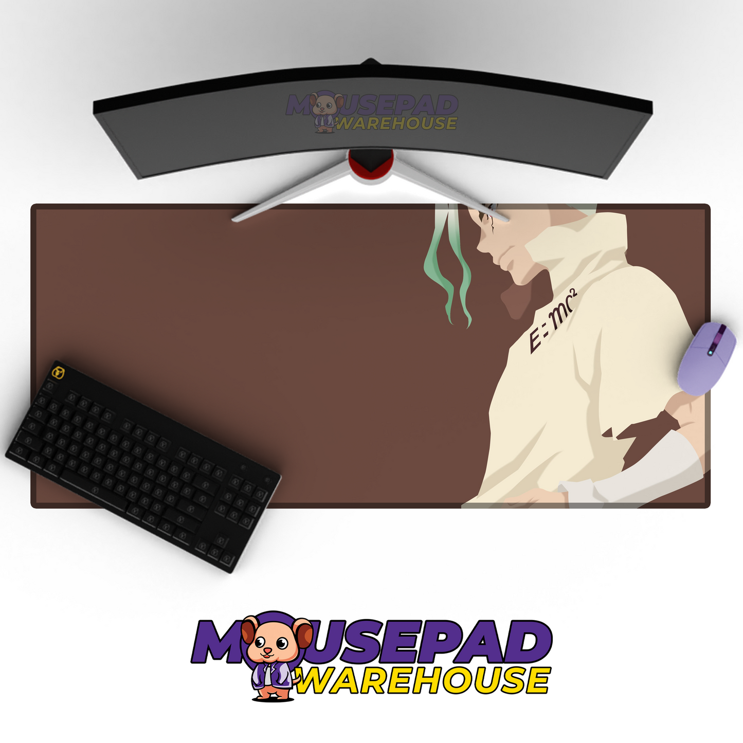 Dr Stone V8 Mousepad Mockup