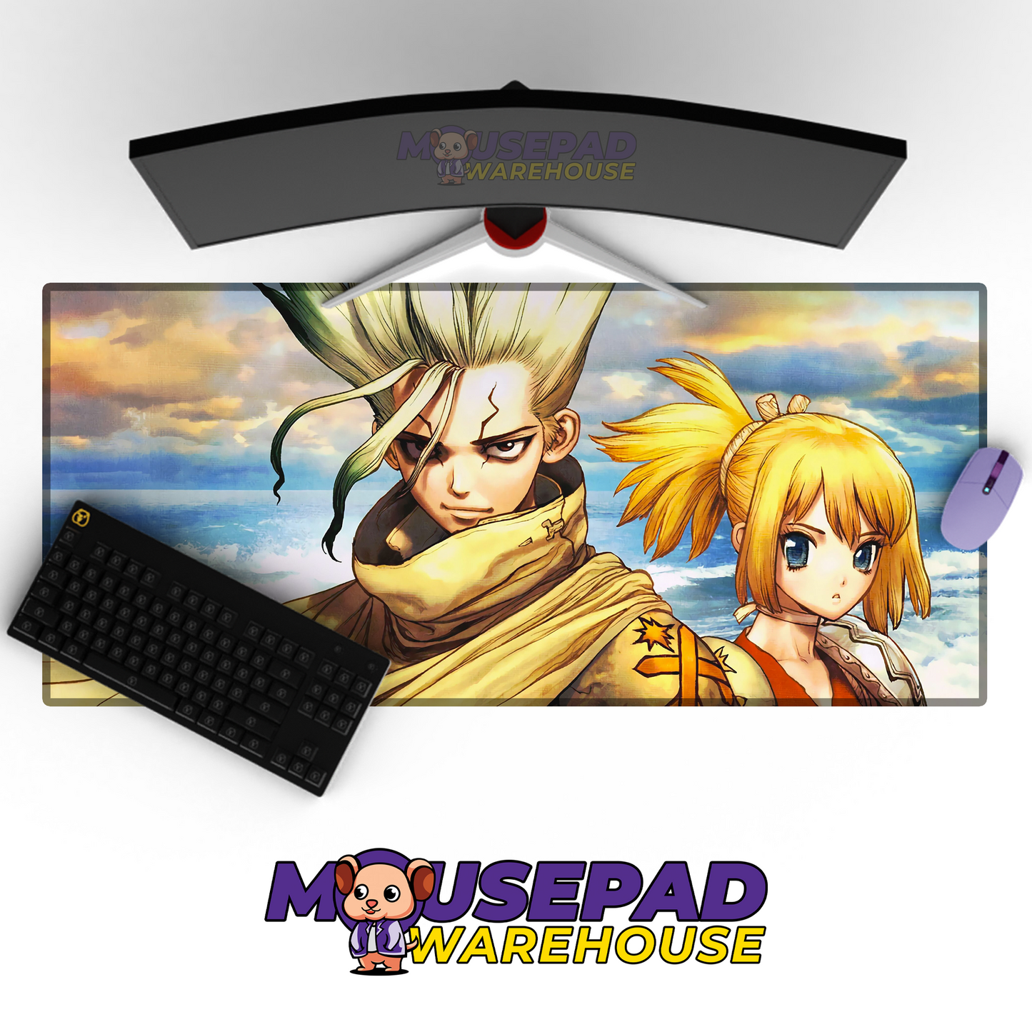 Dr Stone V9 Mousepad Mockup