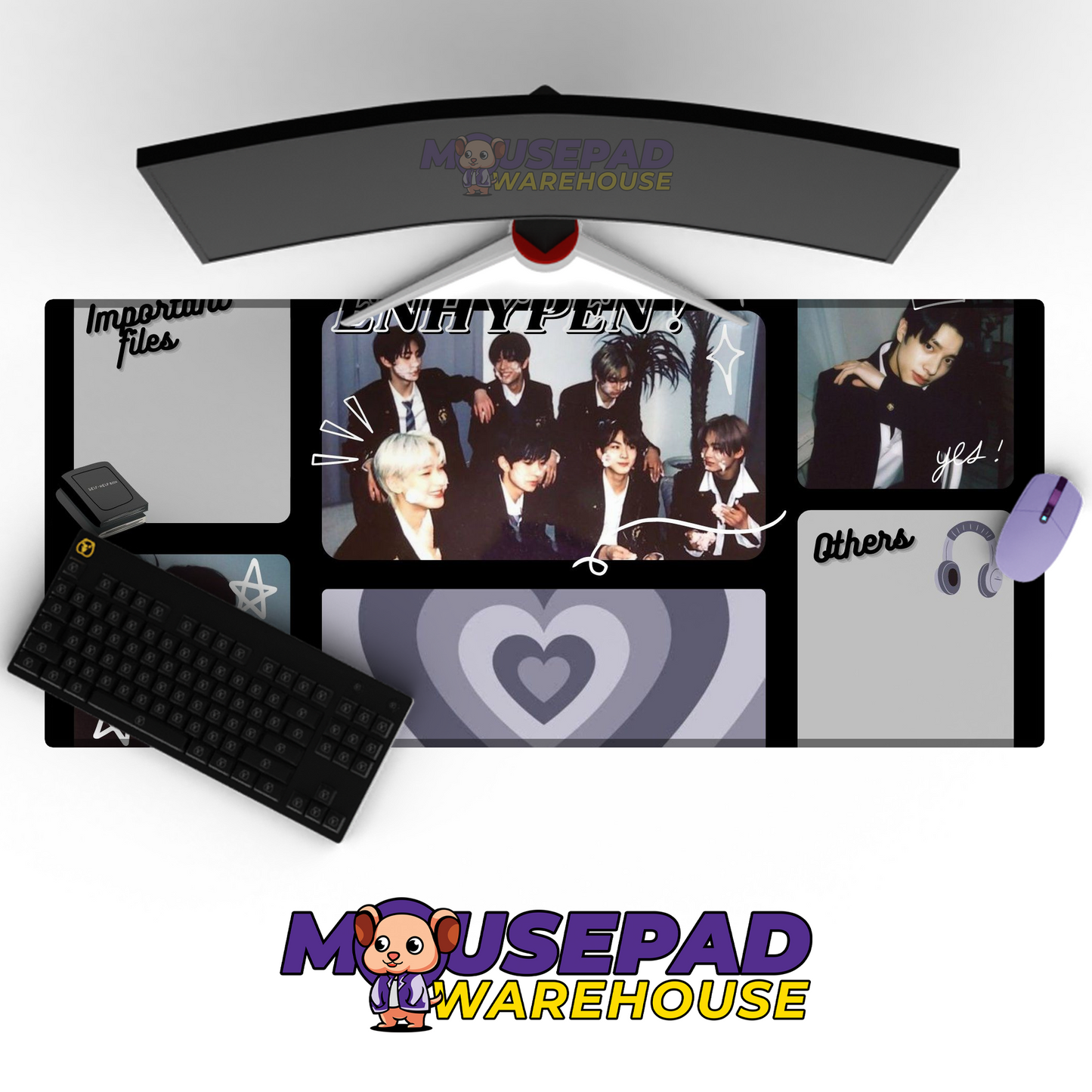 ENHYPEN V19 Mousepad Mockup