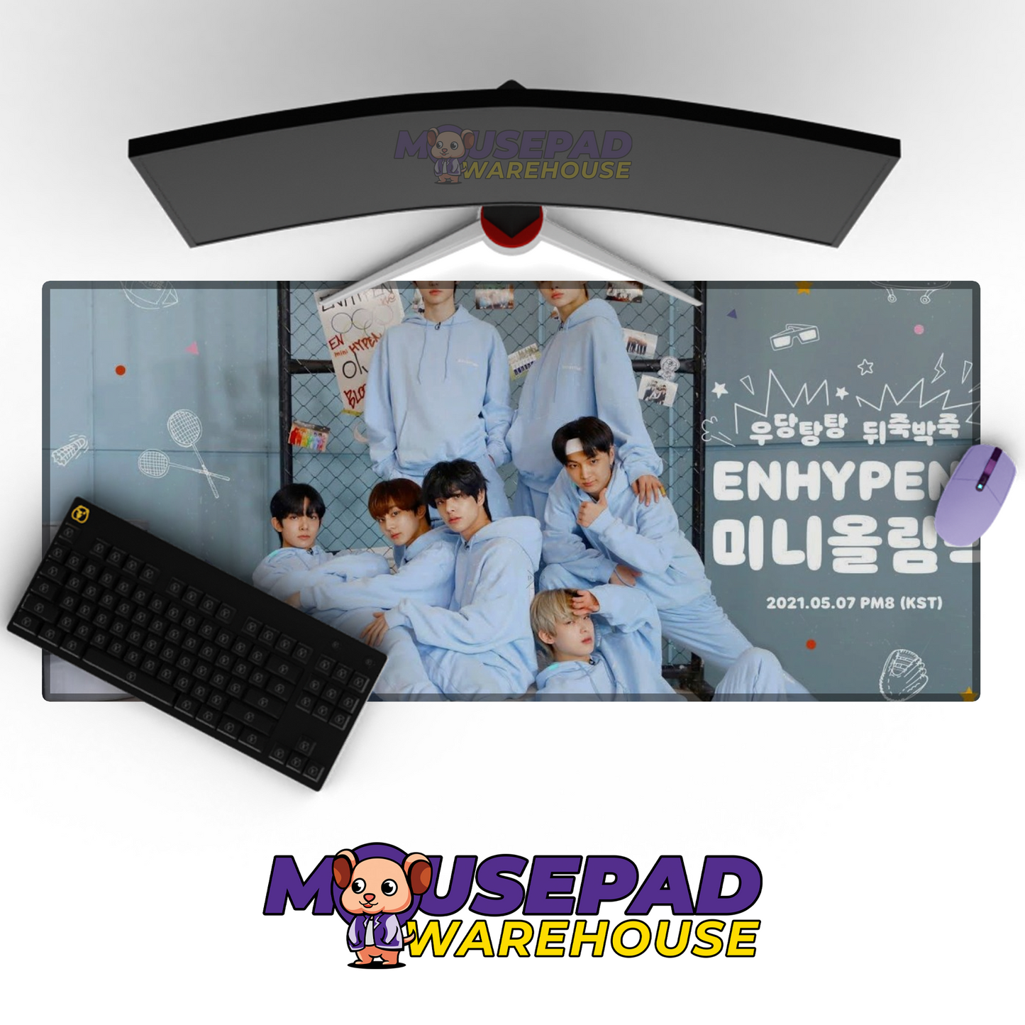ENHYPEN V20 Mousepad Mockup