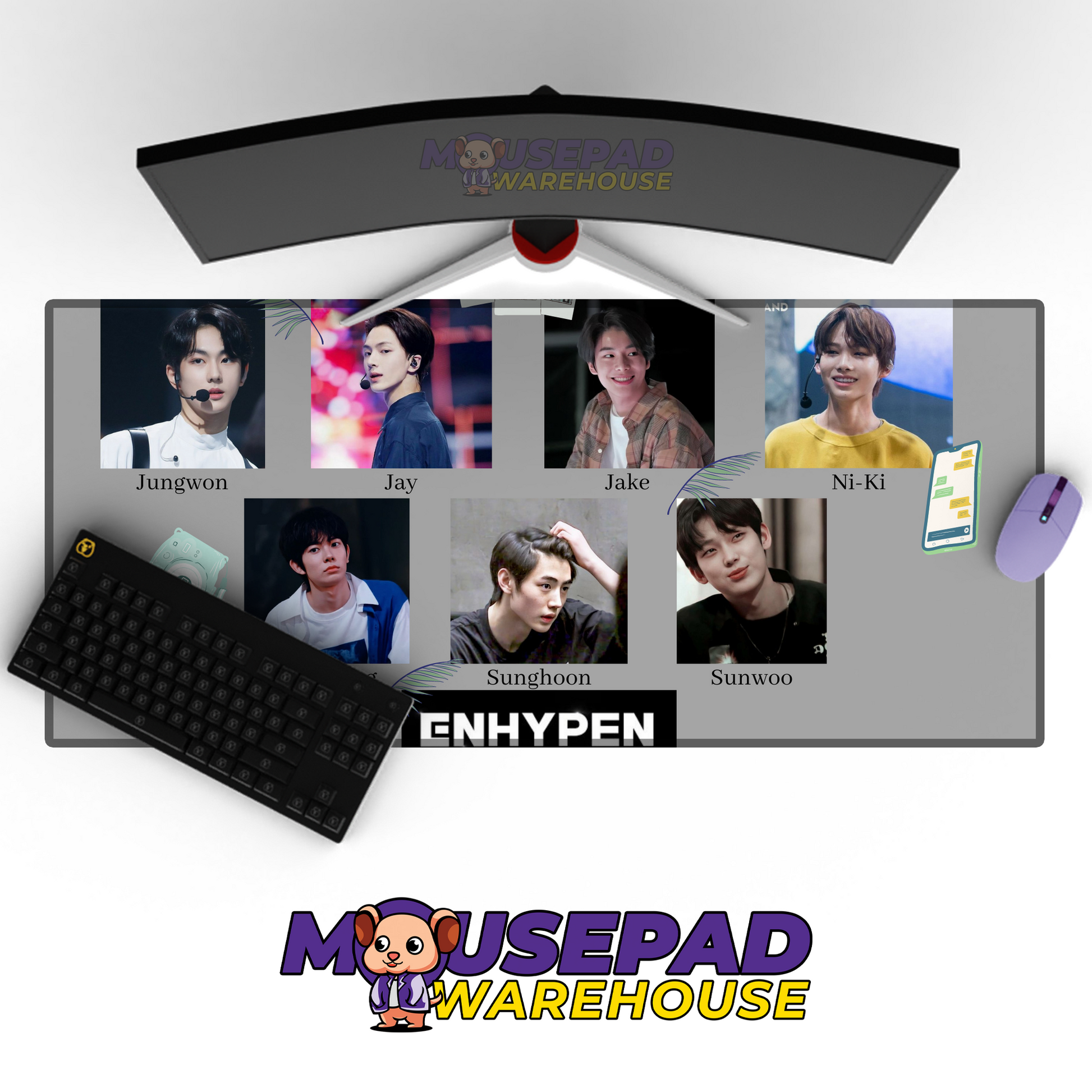 ENHYPEN V2 Mousepad Mockup