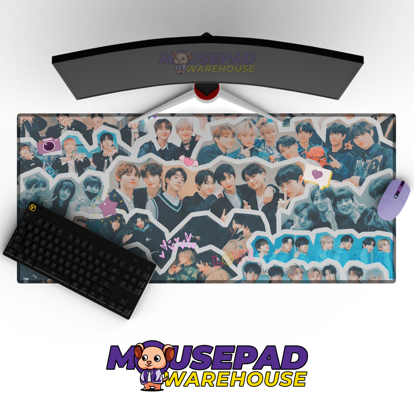 ENHYPEN V40 Mousepad Mockup