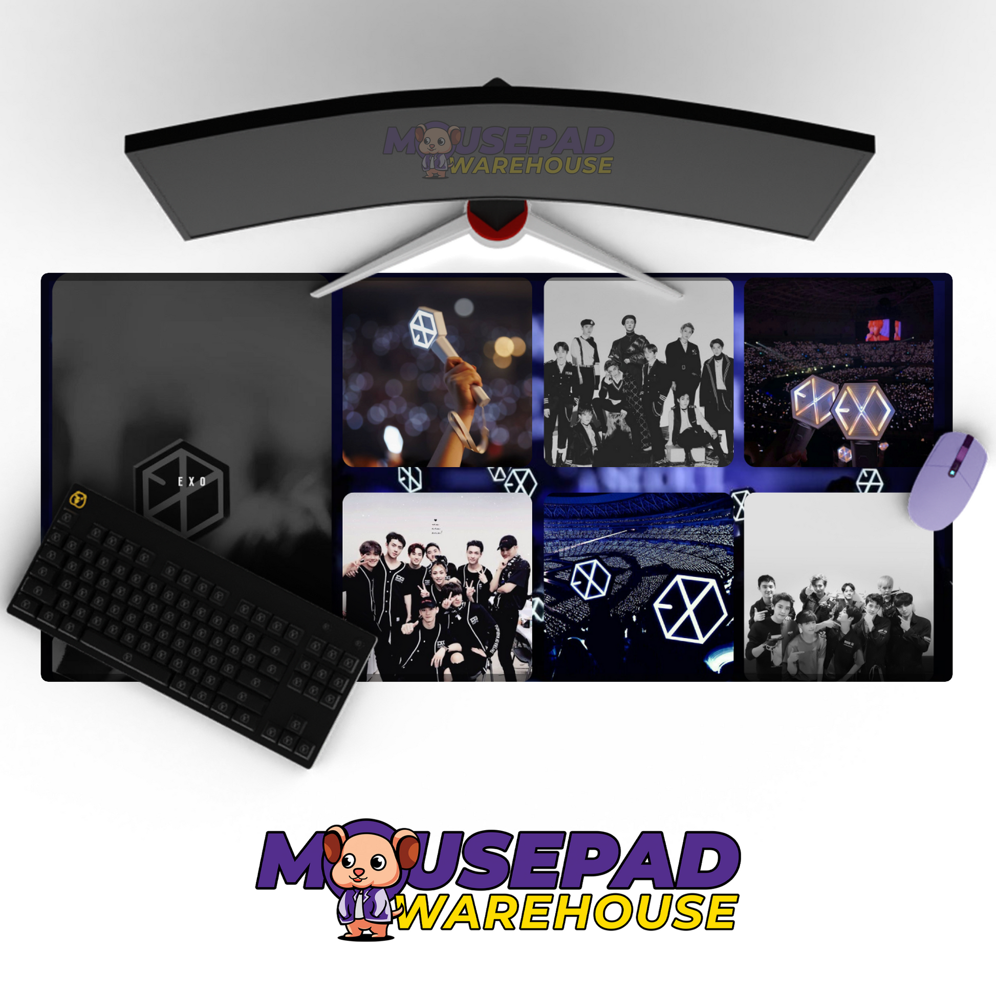 EXO V17 Mousepad Mockup