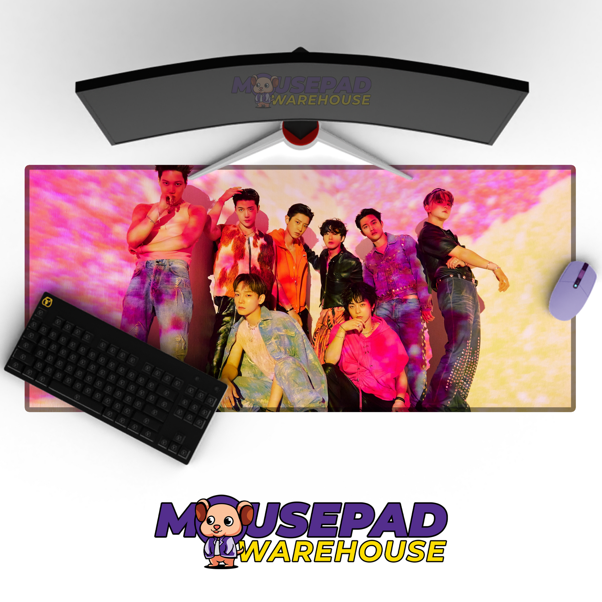 EXO V19 Mousepad Mockup