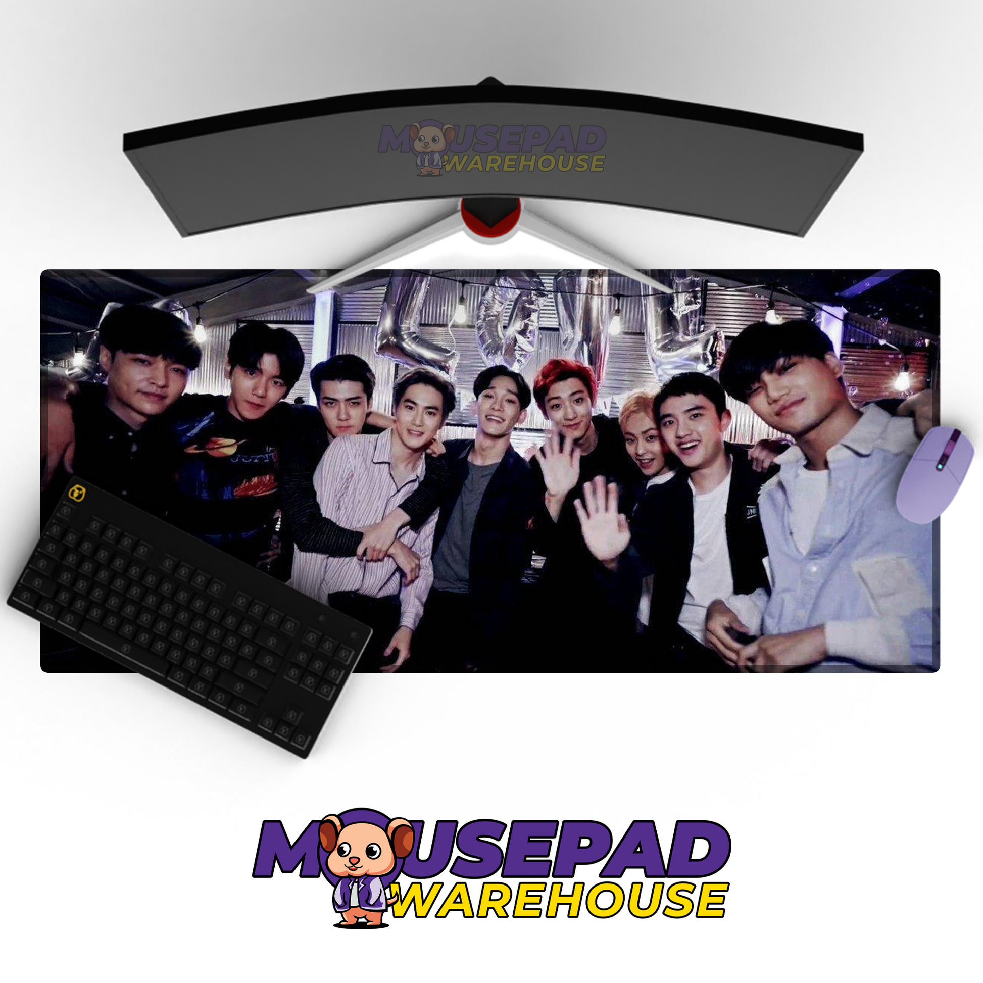 EXO V9 Mousepad Mockup