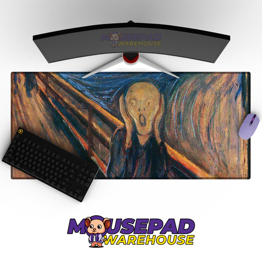 Edvard Munch - The Scream Art (Painting) Mousepad