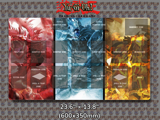 Egyptian Gods V2 Yu Gi Oh Card Game Playmat Mockup
