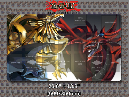 Egyptian Gods Yu Gi Oh Card Game Playmat Mockup