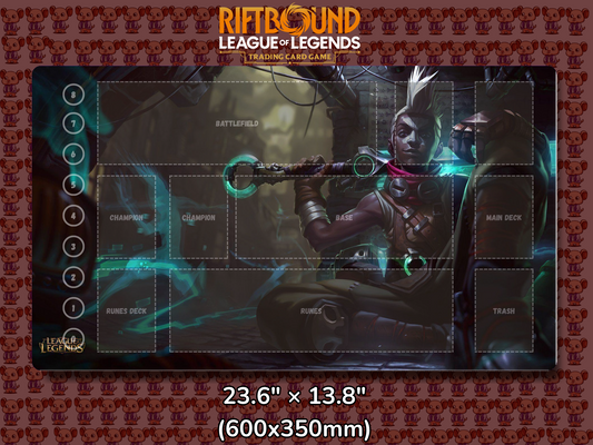 Ekko V6 - RiftBound Trading Card Game Playmat Mockup