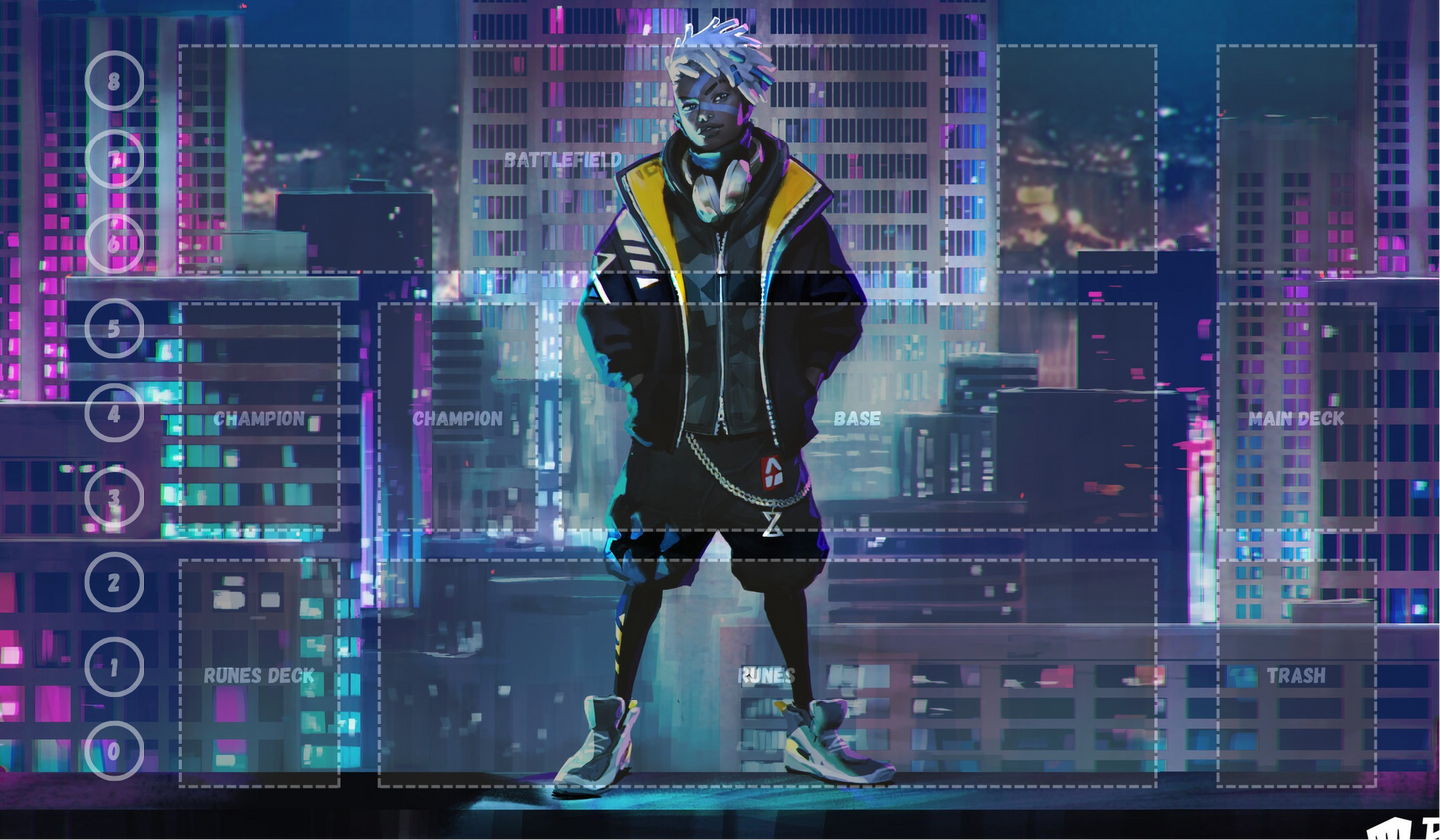 Ekko V9 - RiftBound Trading Card Game Playmat