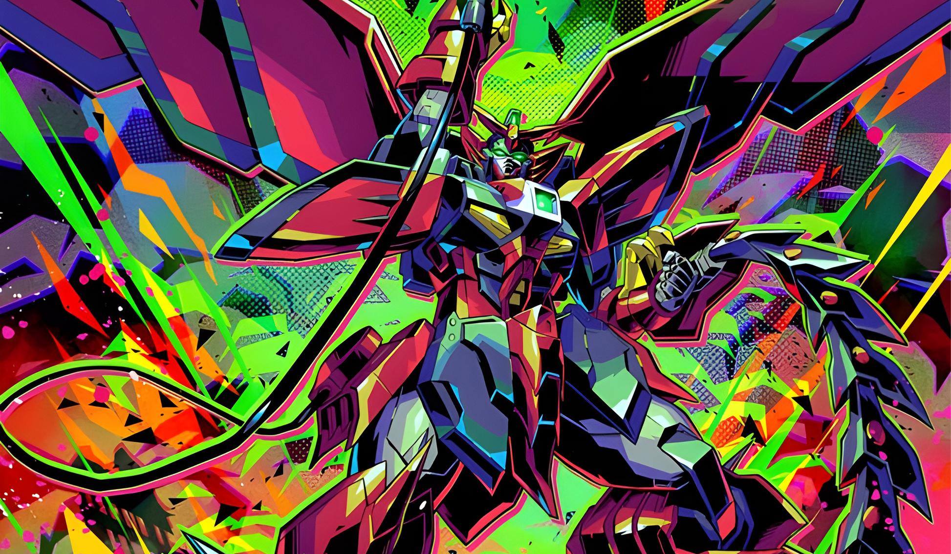 Epyon alt by no layout Gundam TCG Playmat