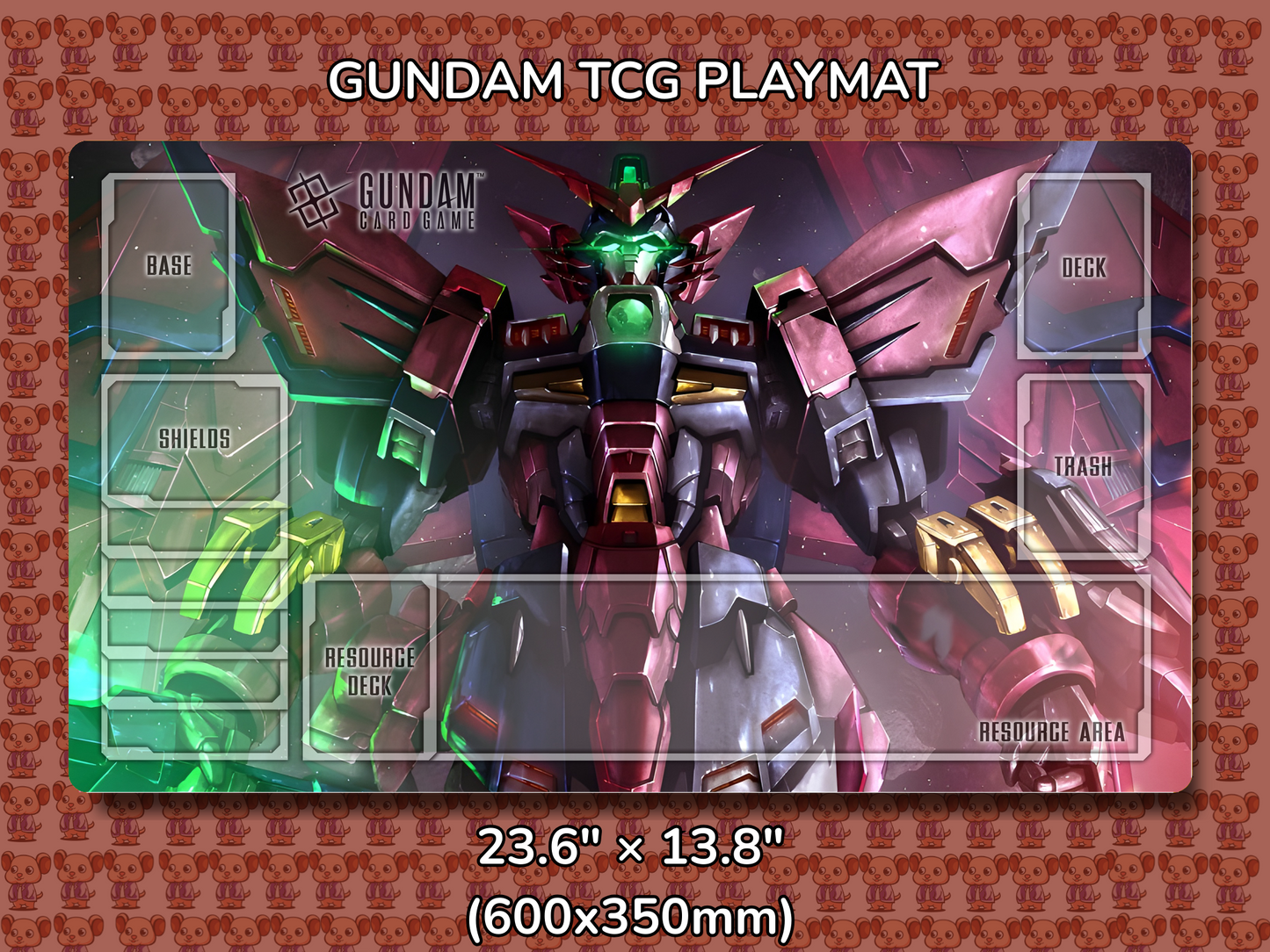 Epyon by Unknown Gundam TCG Playmat Mockup