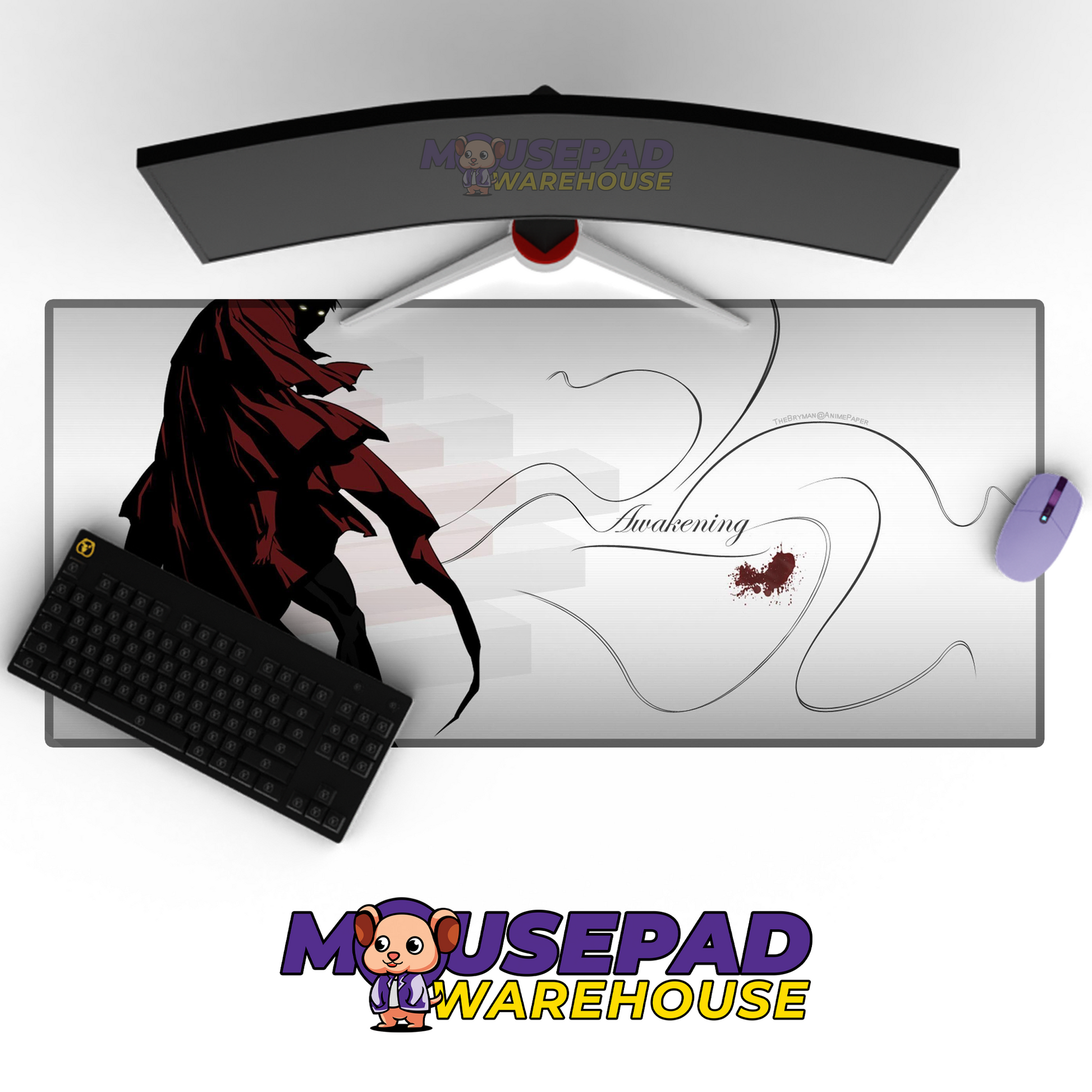 Ergo Proxy V20 Mousepad Mockup