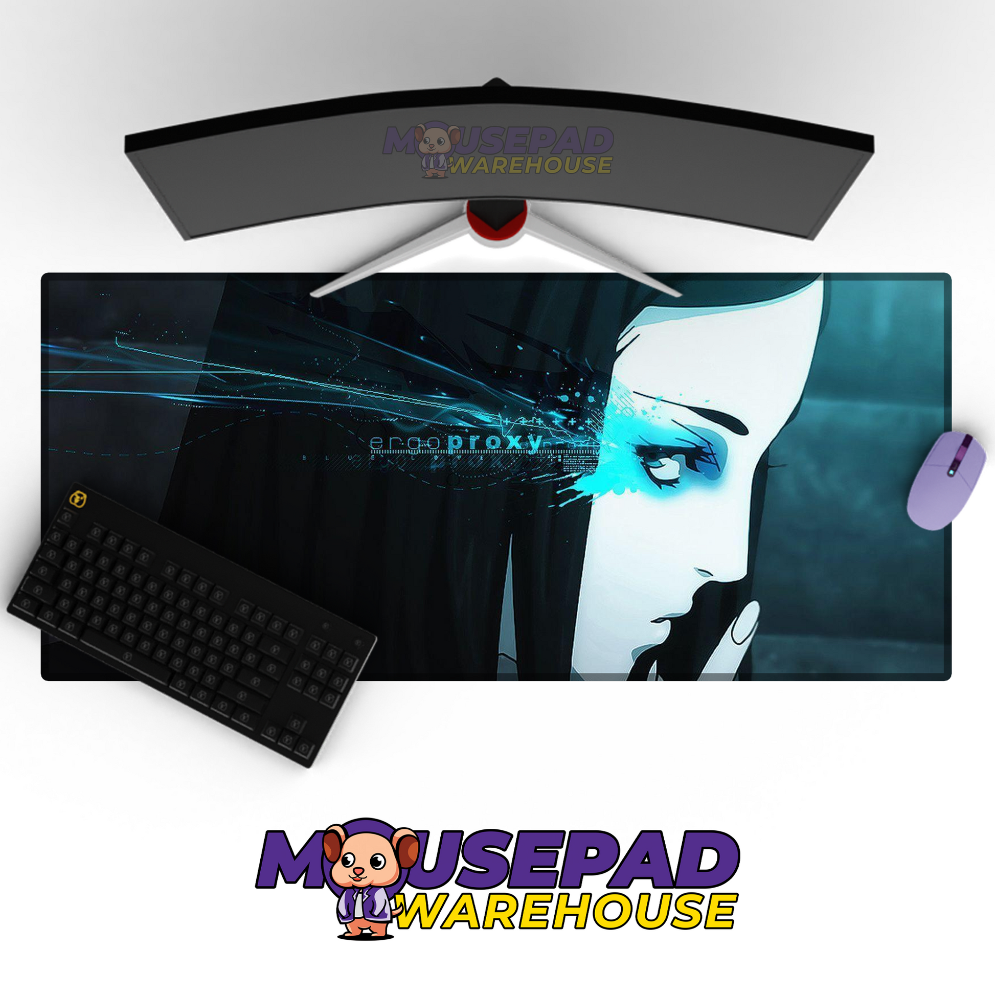 Ergo Proxy V6 Mousepad Mockup