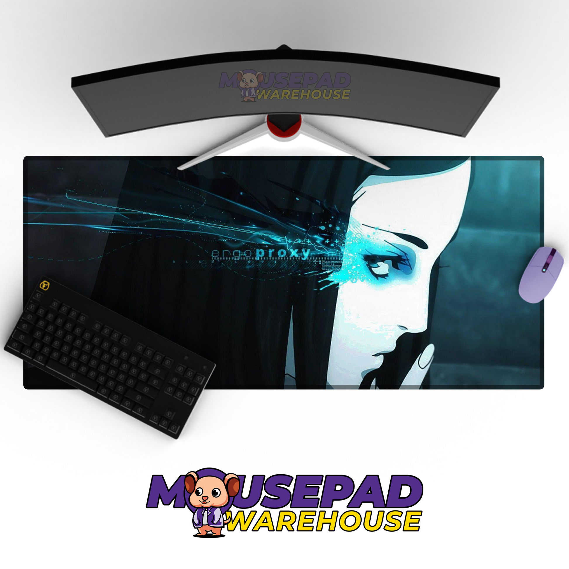 Ergo Proxy V8 Mousepad Mockup