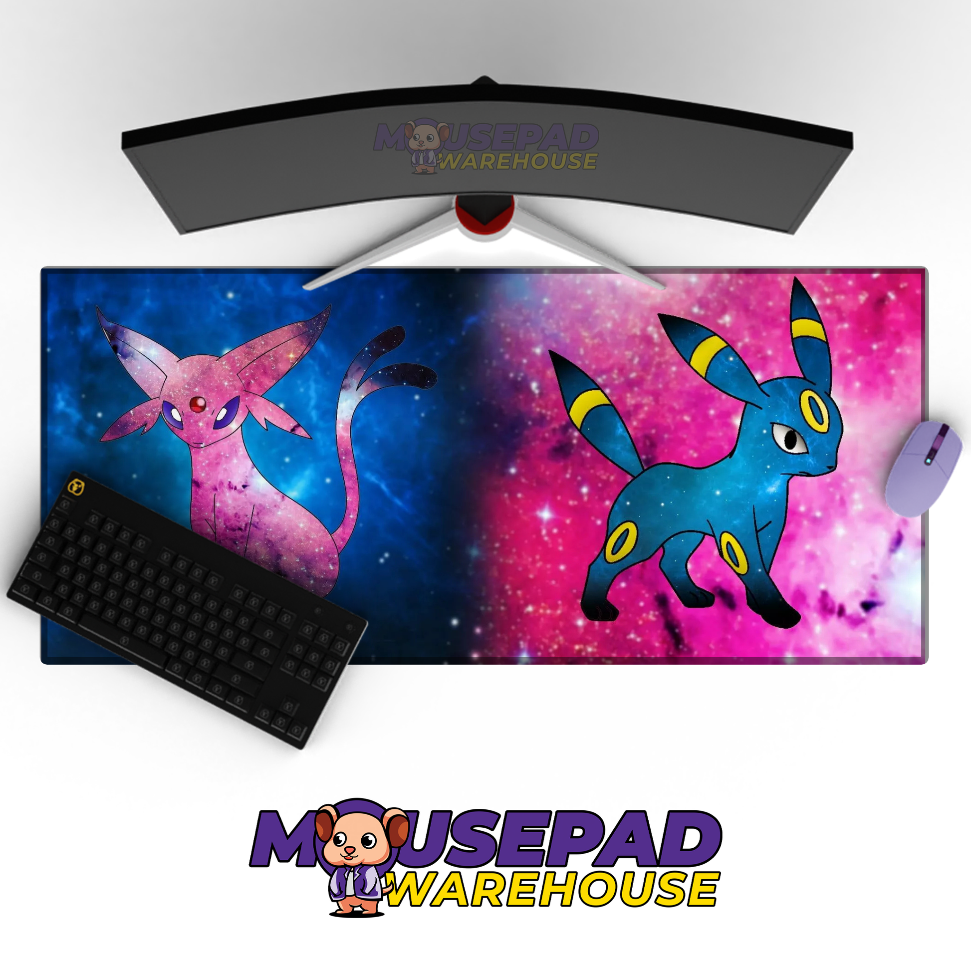 Espeon Umbreon Space Mockup