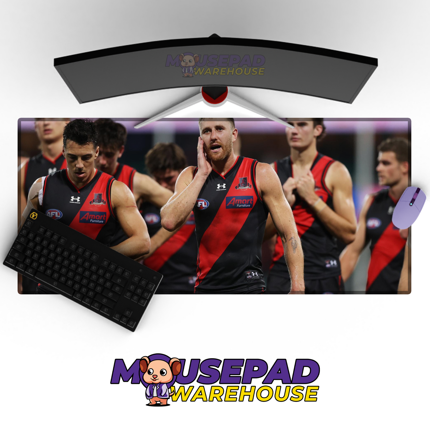 Essendon Bombers V10 Mousepad Deskmat Mockup