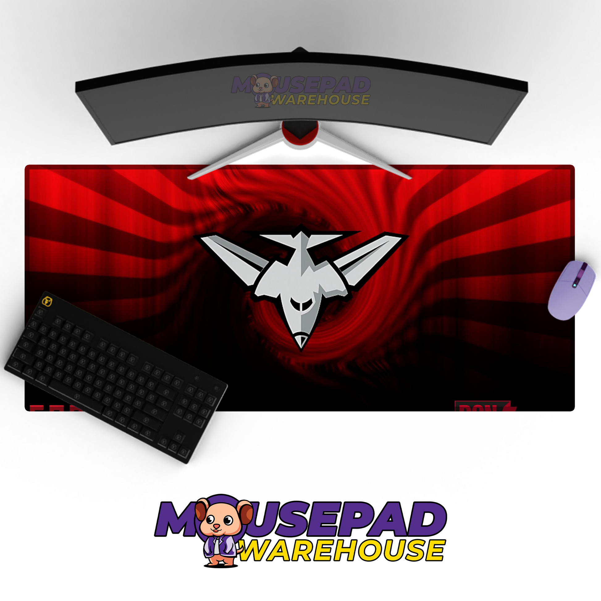 Essendon Bombers V1 Mousepad Deskmat Mockup
