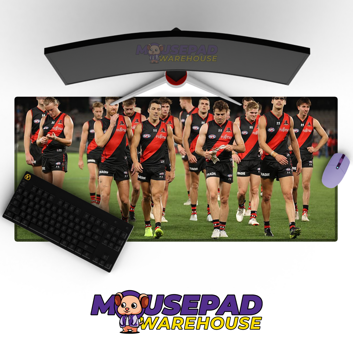 Essendon Bombers V5 Mousepad Deskmat Mockup