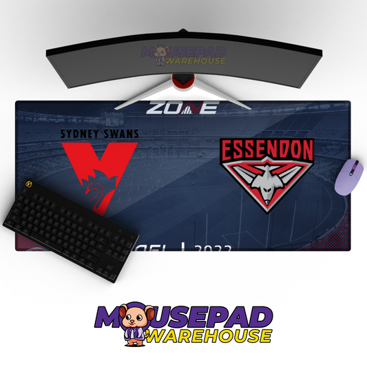 Essendon Bombers V8 Mousepad Deskmat Mockup