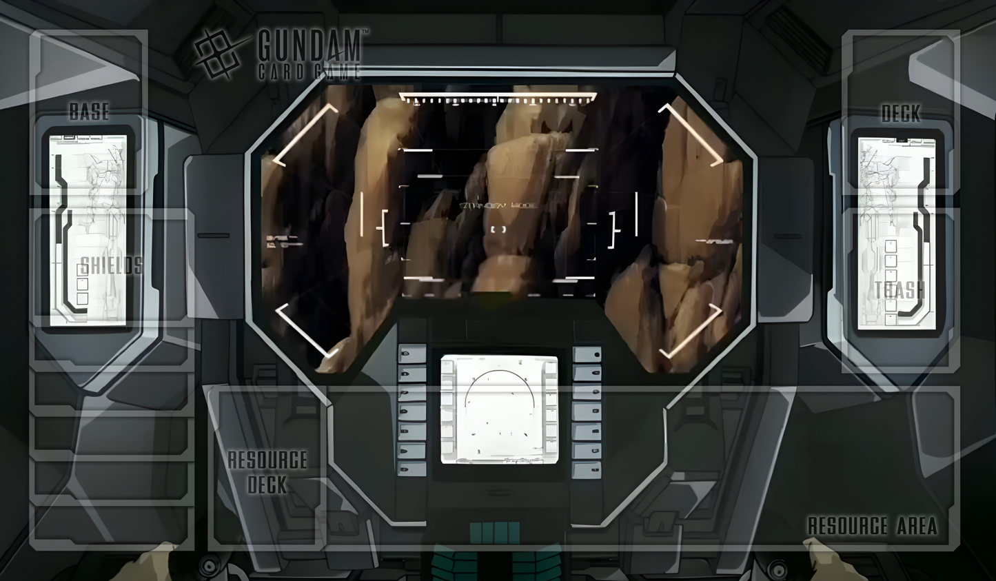 Exia Cockpit Gundam TCG Playmat
