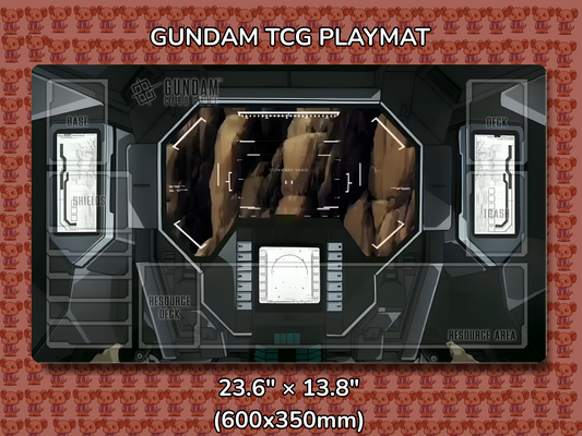 Exia Cockpit Gundam TCG Playmat Mockup