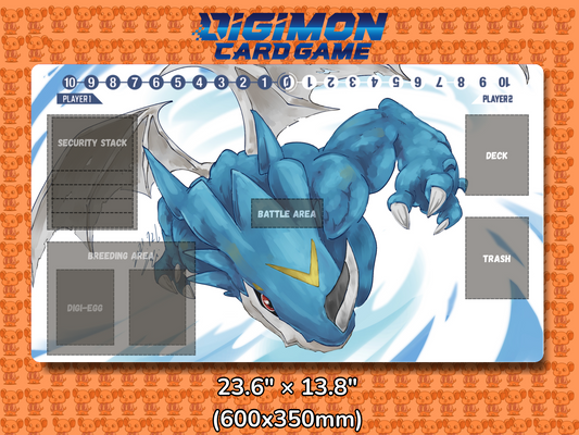 Exveemon Digimon Card Game Playmat Mockup