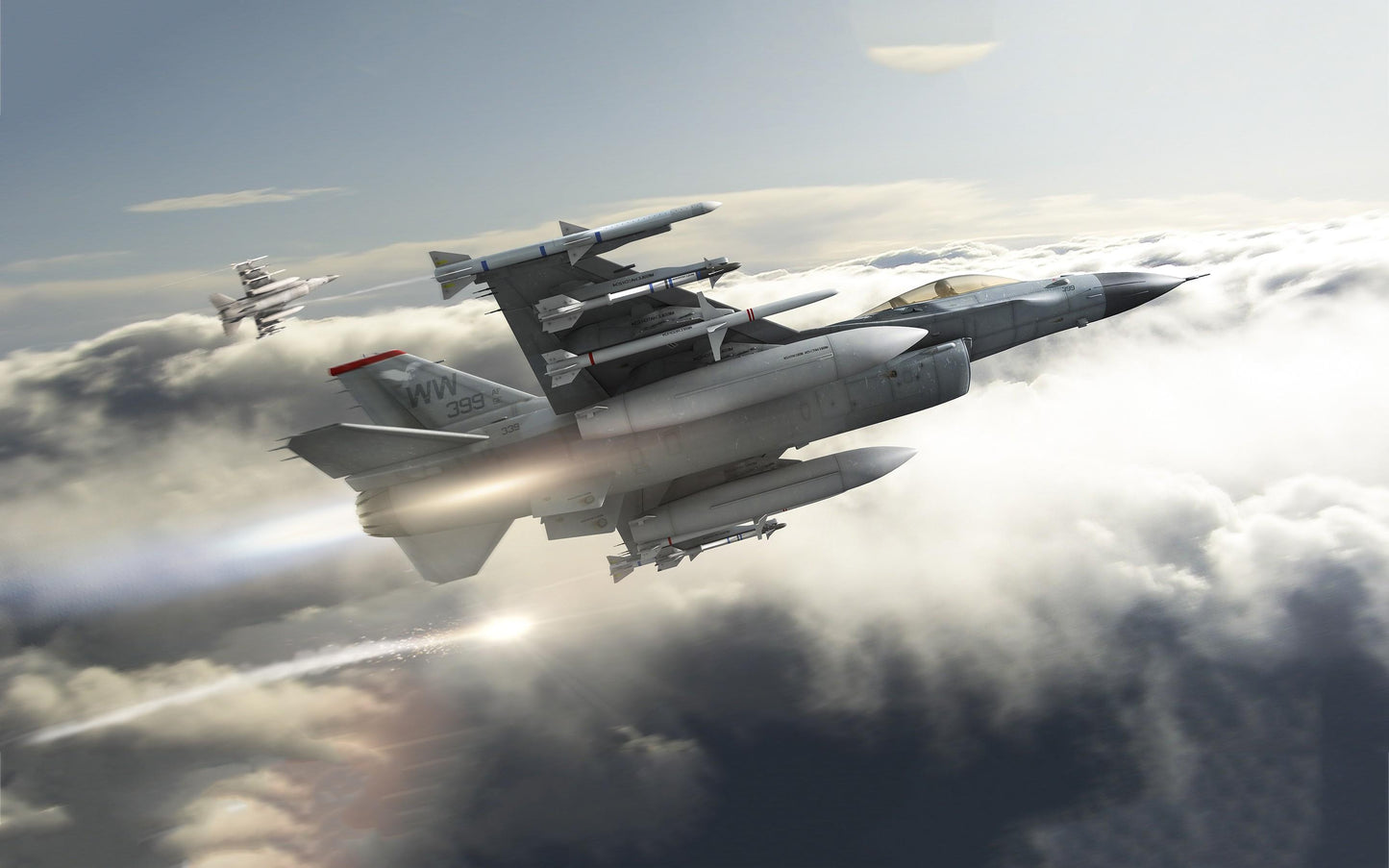F-16 Fighting Falcon V15 Mousepad Deskmat