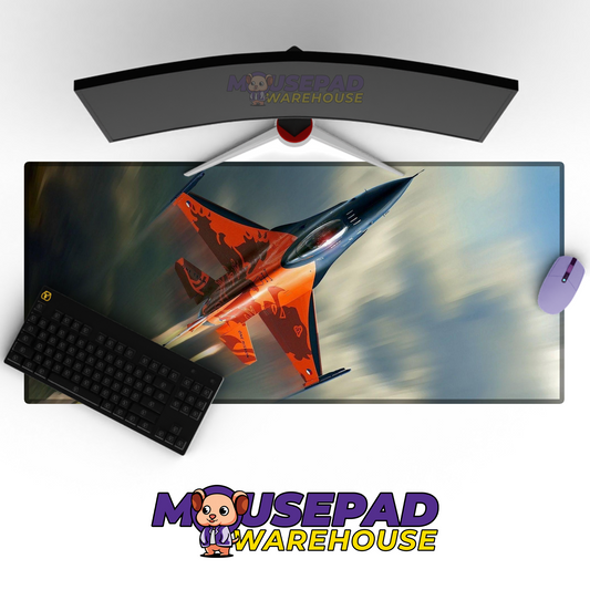 F-16 Fighting Falcon V16 Mousepad Deskmat Mockup