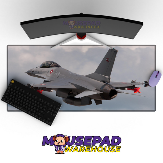 F-16 Fighting Falcon V20 Mousepad Deskmat Mockup
