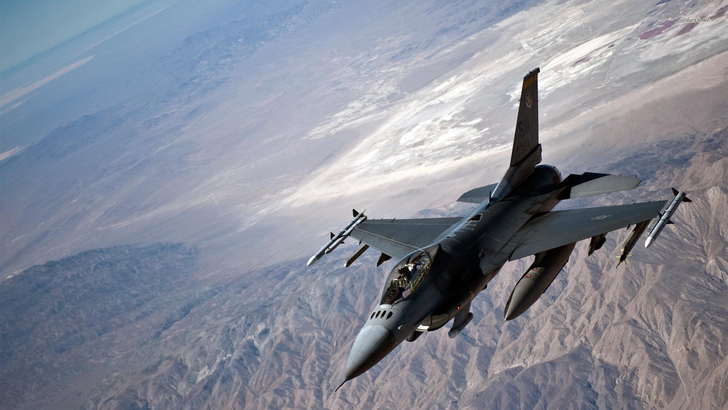 F-16 Fighting Falcon V25 Mousepad Deskmat