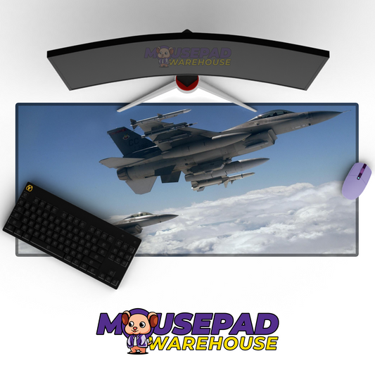 F-16 Fighting Falcon V27 Mousepad Deskmat Mockup