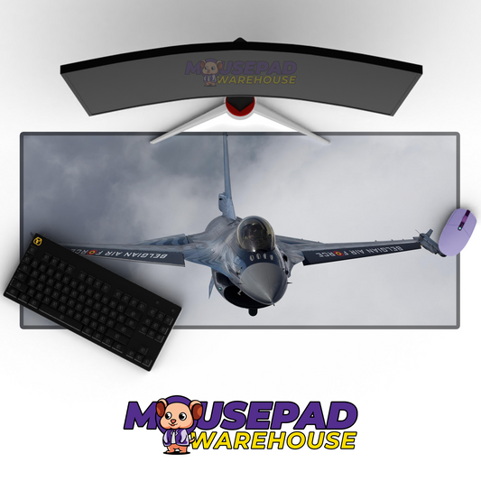 F-16 Fighting Falcon V28 Mousepad Deskmat Mockup