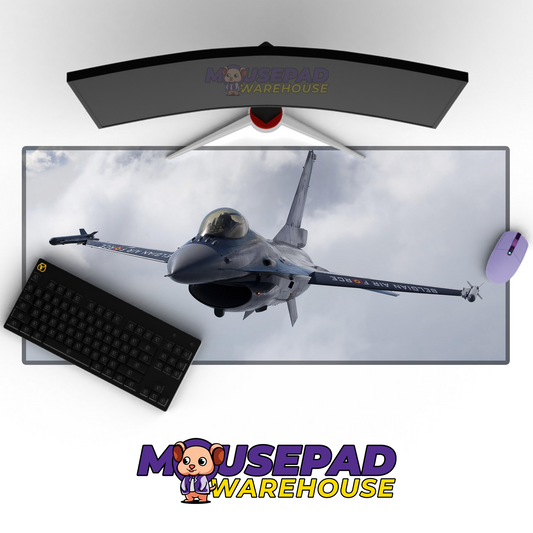 F-16 Fighting Falcon V30 Mousepad Deskmat Mockup