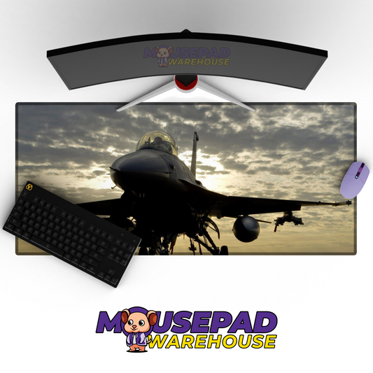 F-16 Fighting Falcon V3 Mousepad Deskmat Mockup