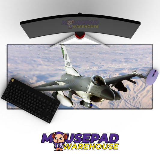 F-16 Fighting Falcon V4 Mousepad Deskmat Mockup
