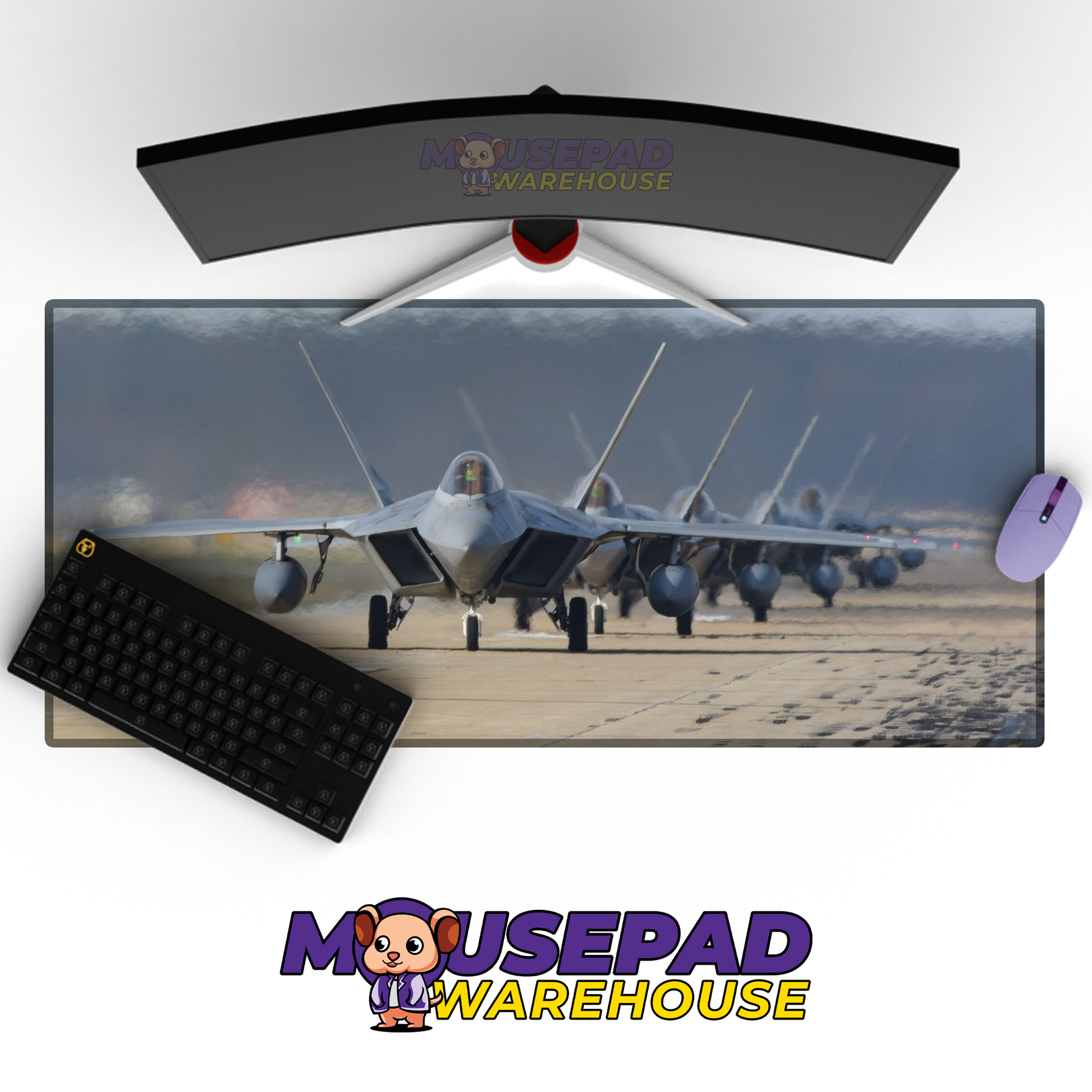 F-22 Raptor V13 Mousepad Deskmat Mockup