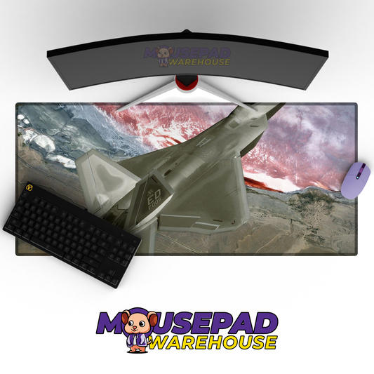 F-22 Raptor V15 Mousepad Deskmat Mockup