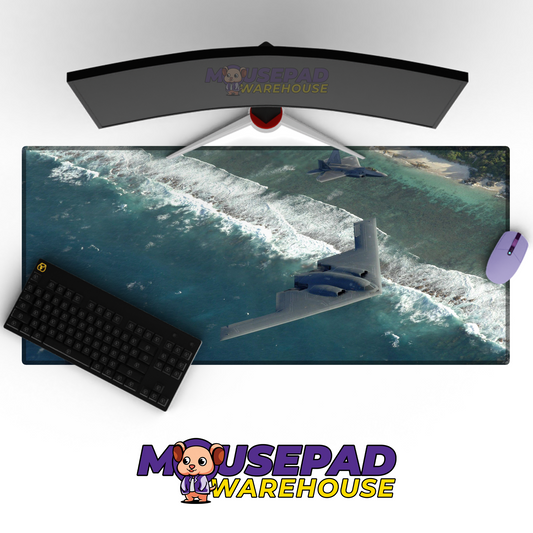F-22 Raptor V1 Mousepad Deskmat Mockup