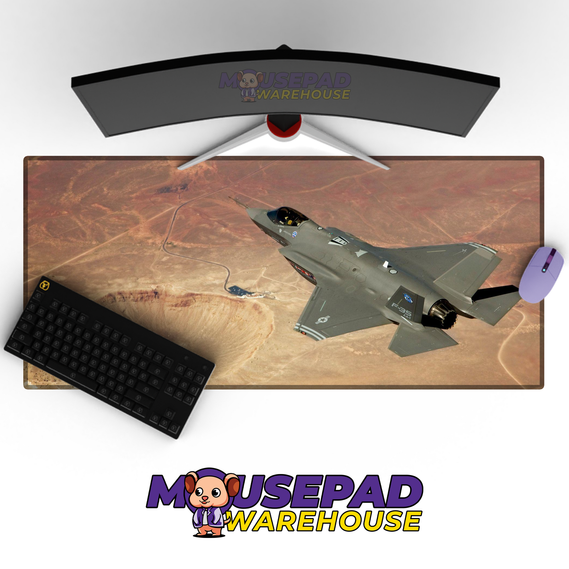 F-35 Lightning II V14 Mousepad Deskmat Mockup