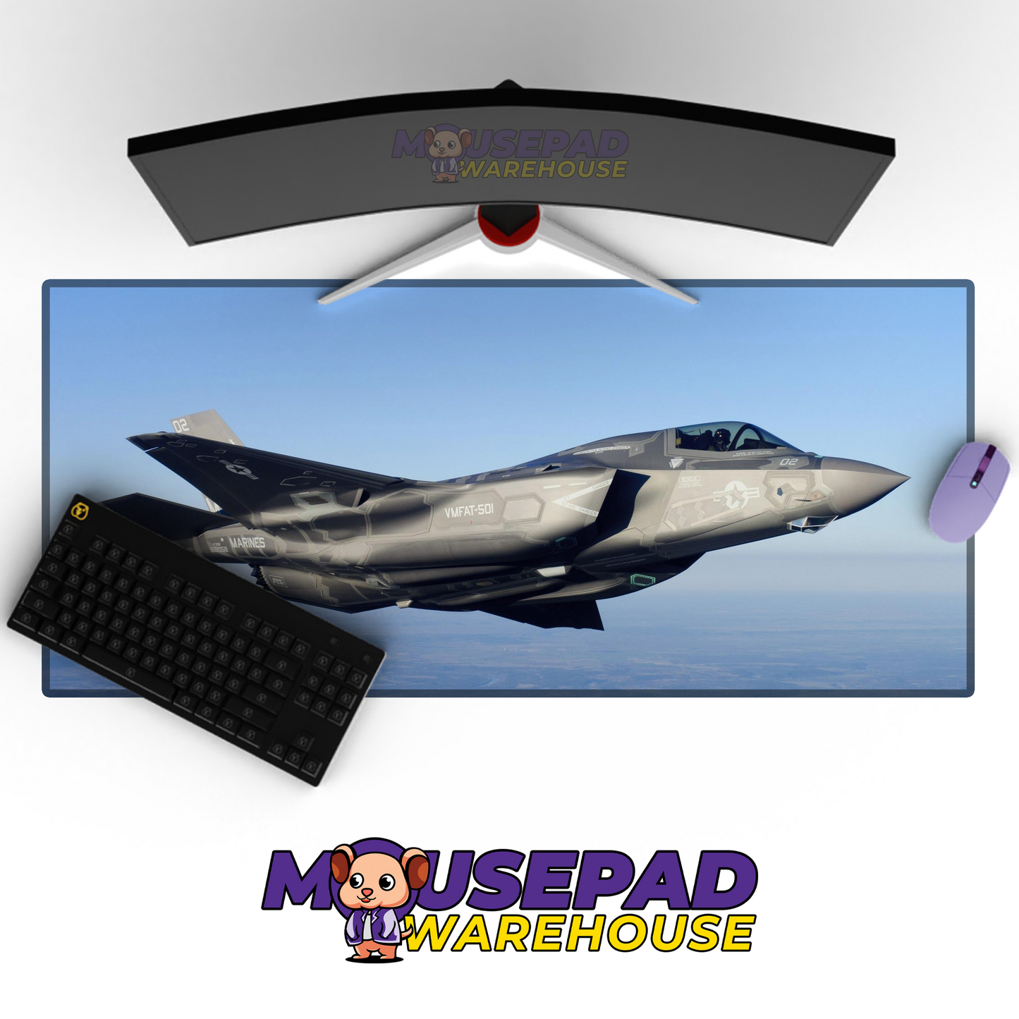 F-35 Lightning II V17 Mousepad Deskmat Mockup