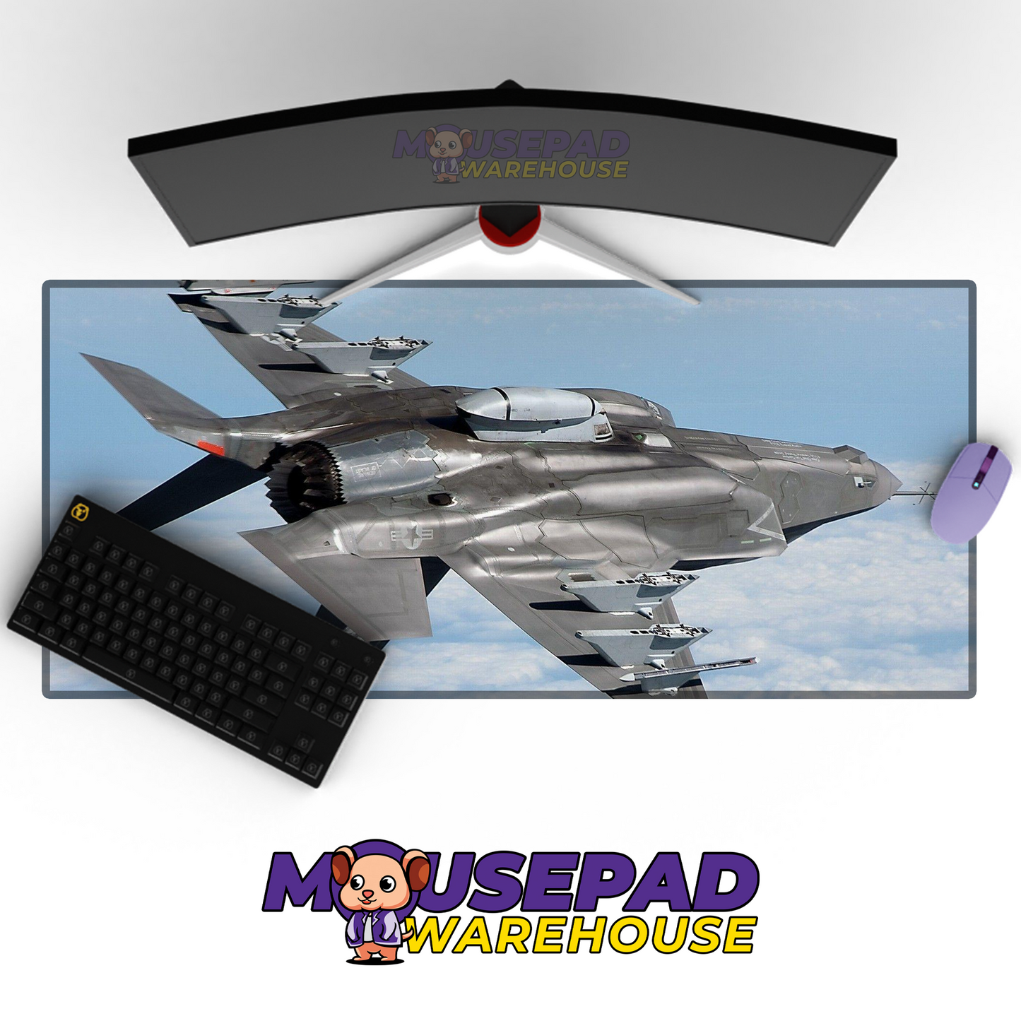 F-35 Lightning II V19 Mousepad Deskmat Mockup