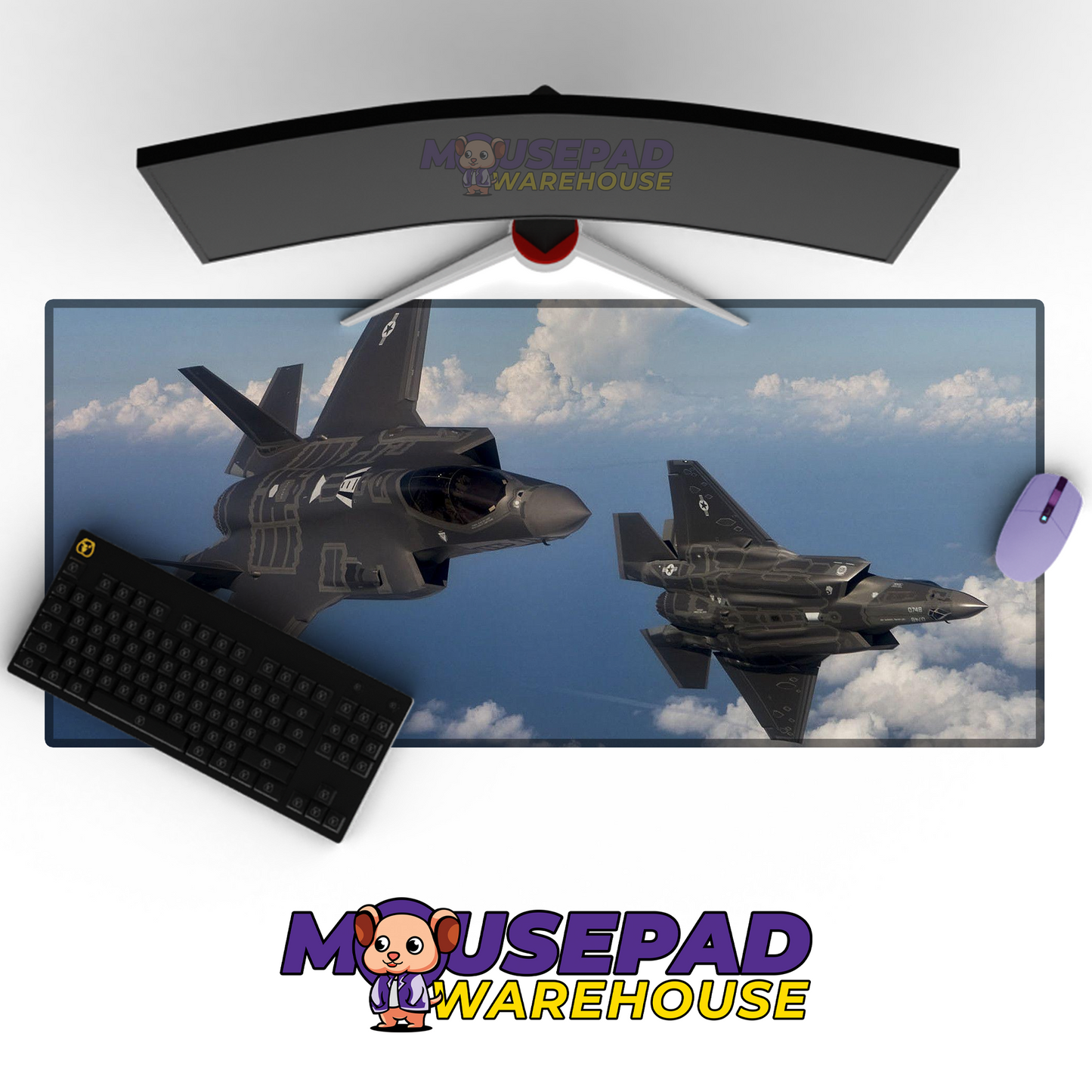 F-35 Lightning II V24 Mousepad Deskmat Mockup