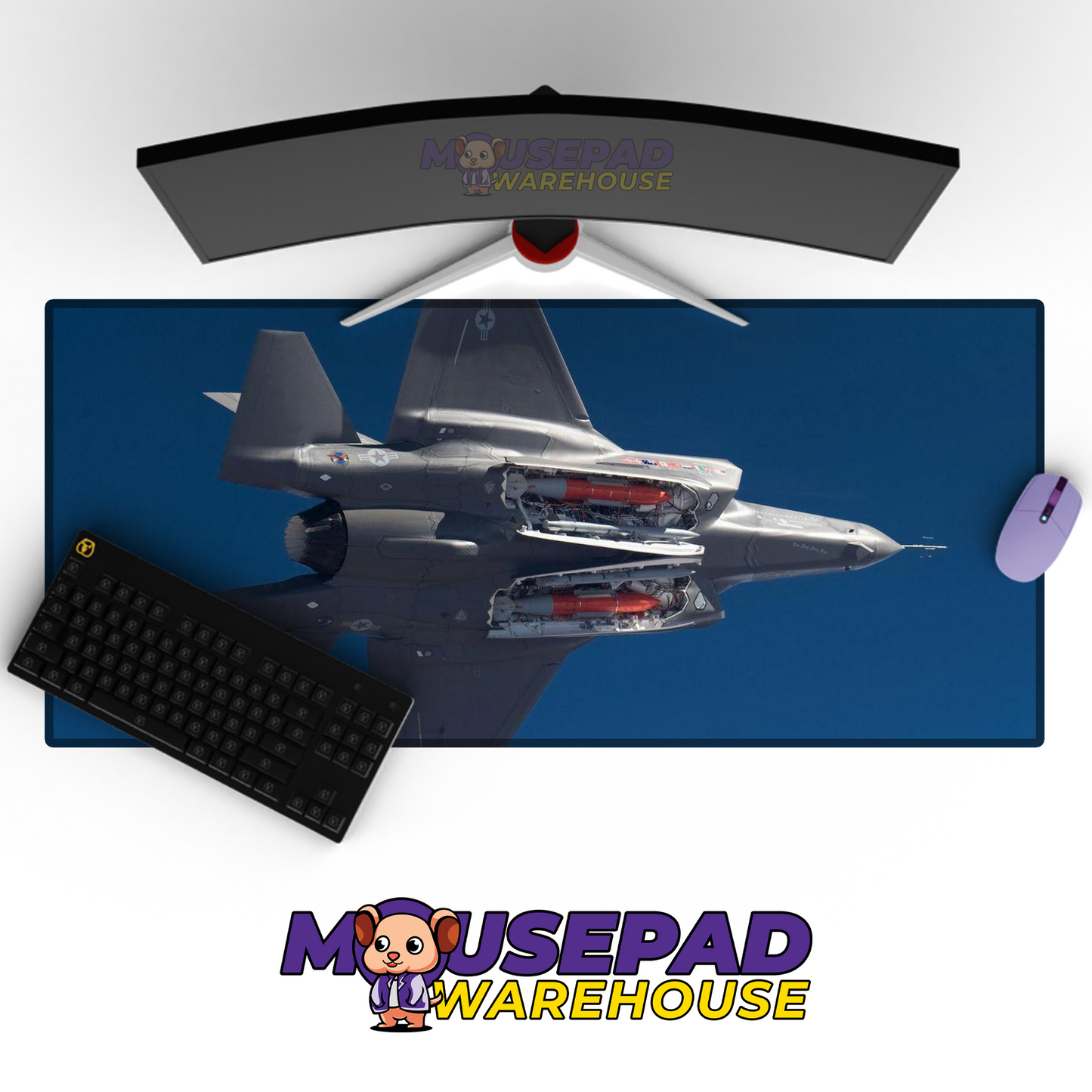 F-35 Lightning II V25 Mousepad Deskmat Mockup