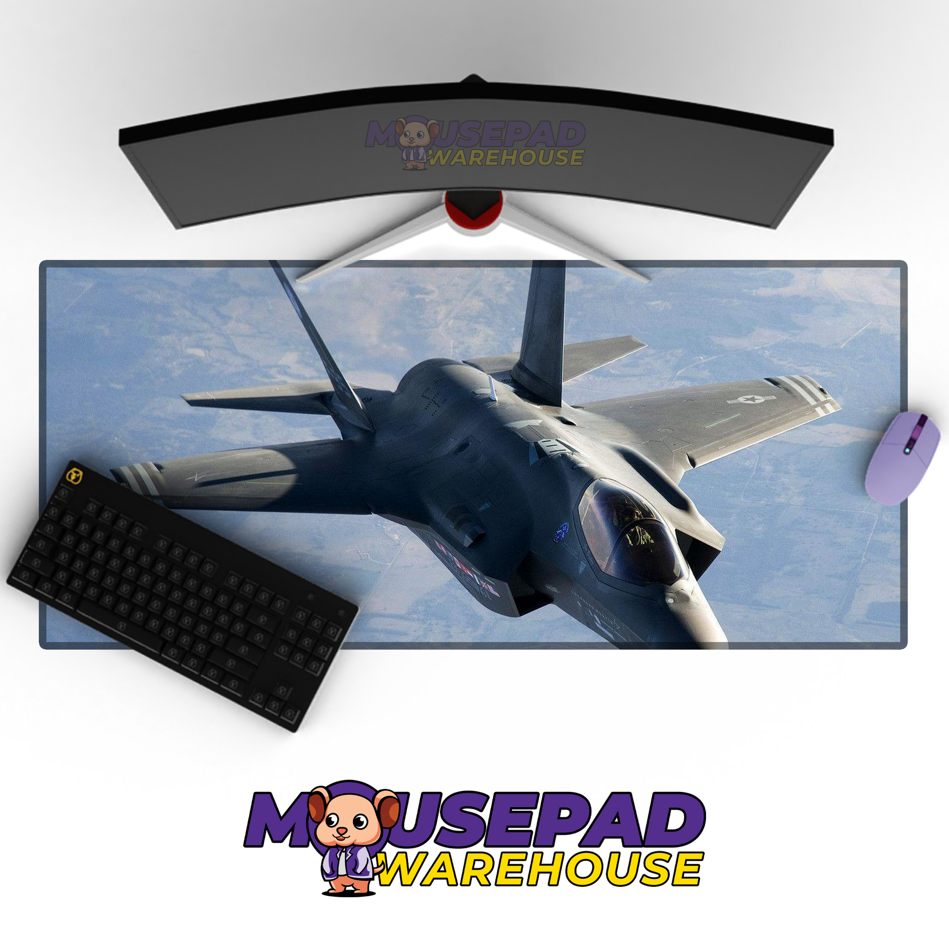 F-35 Lightning II V26 Mousepad Deskmat Mockup