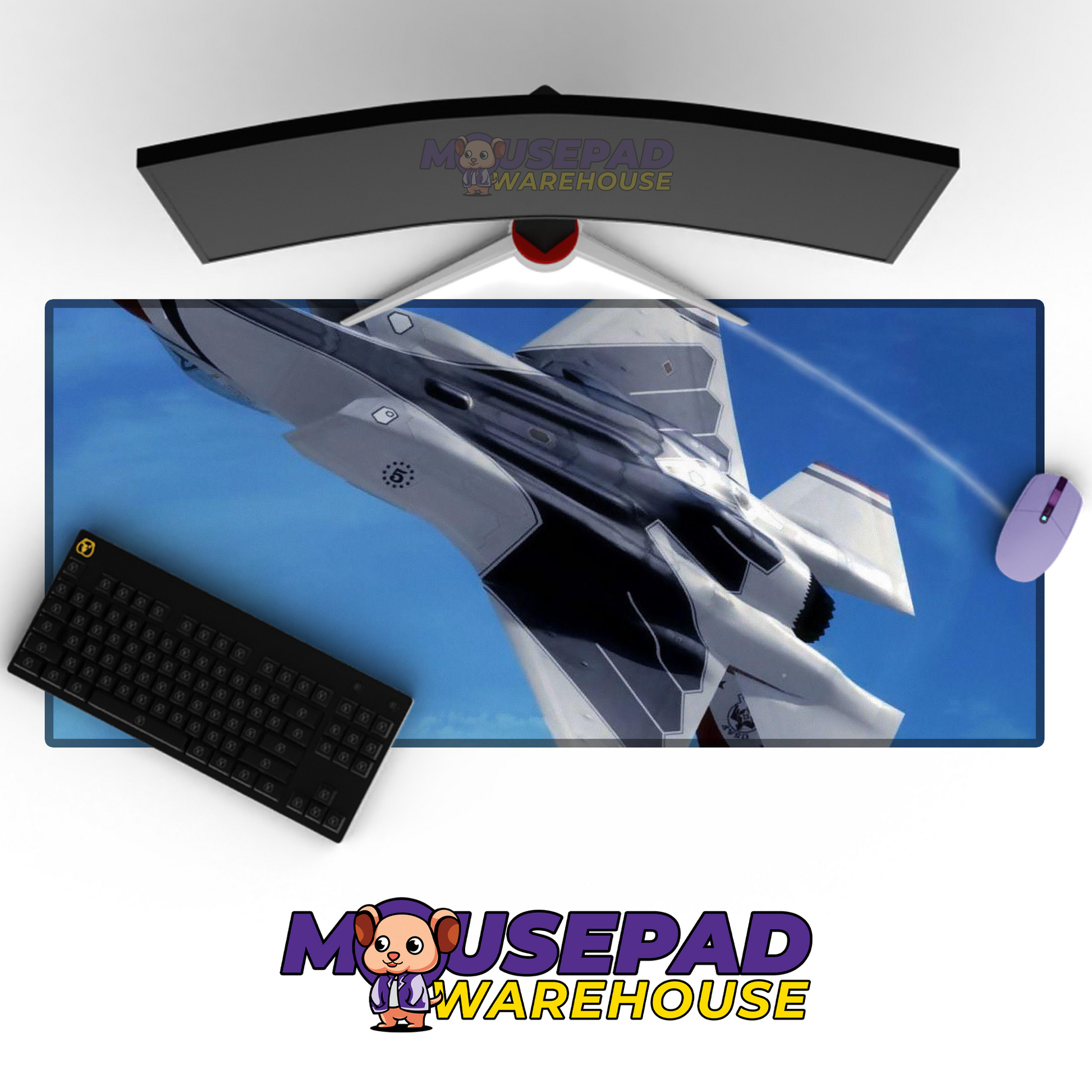 F-35 Lightning II V29 Mousepad Deskmat Mockup